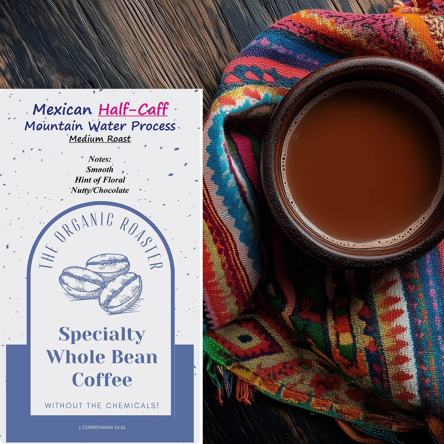 Mexican Half-Caff (Medium) 2Lb